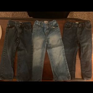 Lot of toddler jeans